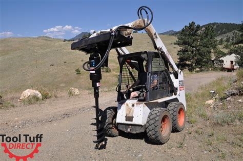 skid steer post digger reviews|truck mounted post hole digger.